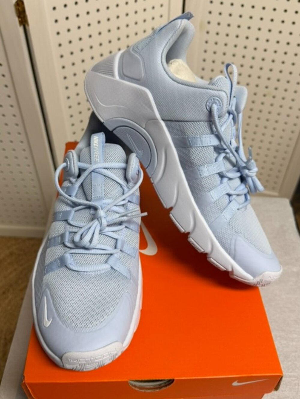 Nike Free Metcon 7 Women's Size 11 / Men's 9.5 Sneaker White Hydrogen Blue NIB